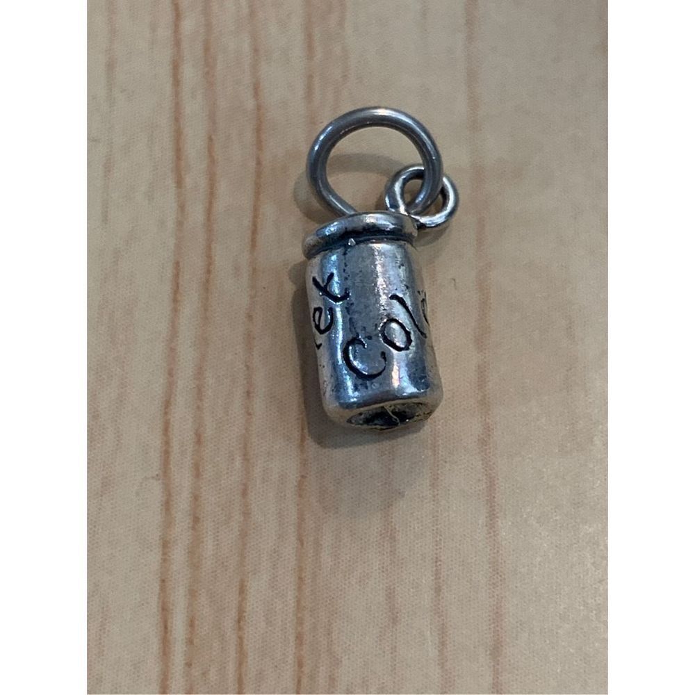 Diet Cola Sterling Silver Jewelry Charm